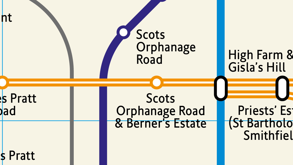 LondonTubemap1's tweet photo. Stations of the day:
Caledonia Road – Scots Orphanage Road
Caledonia Road &amp; Barnsbury – Scots Orphanage Road &amp; Berner’s Estate

#londonunderground #tubemap https://t.co/RV71T58mLA