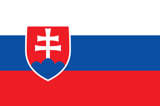 Slovakia. 6.5/10. Adopted in 1992. They use the Pan-Slavic colours of white, blue and red, along with several countries in this region. The emblem was added to differentiate it from the Russian flag. This is one of 28 flags to contain overtly Christian symbols.