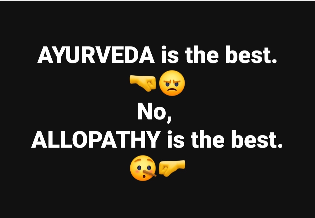  #Ayurveda > AllopathyOr #Allopathy > Ayurveda??? Greetings to all friend (except some) 4 ur increasing faith in  #Ayurveda during  #COVID__19[Thread][1/10] #AskDrRanjeetBHU  #Covid19isGettingCloser