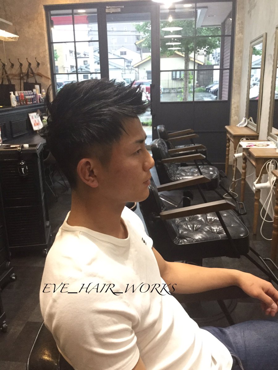 Eve Hair Works Twitter પર メンズカット ジェット系ショートスタイル ご来店 本当にありがとうございます メンズカット カット メンズパーマ 刈り上げ ツーブロック ジェットモヒカン アップバング 男前 イケメン 舞鶴