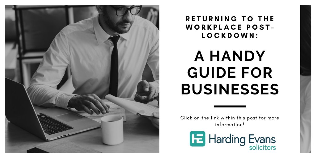 HardingEvans's tweet photo. Preparing for a return to the #workplace will be a daunting prospect for many #businesses. We have compiled a guide that covers many of the areas that businesses will need to consider👉 https://t.co/9xQ8bkAuvG. Thanks to @amg_wealth @MenziesLLP @thomascarrollgp for contributions https://t.co/Sfv47LNFMv