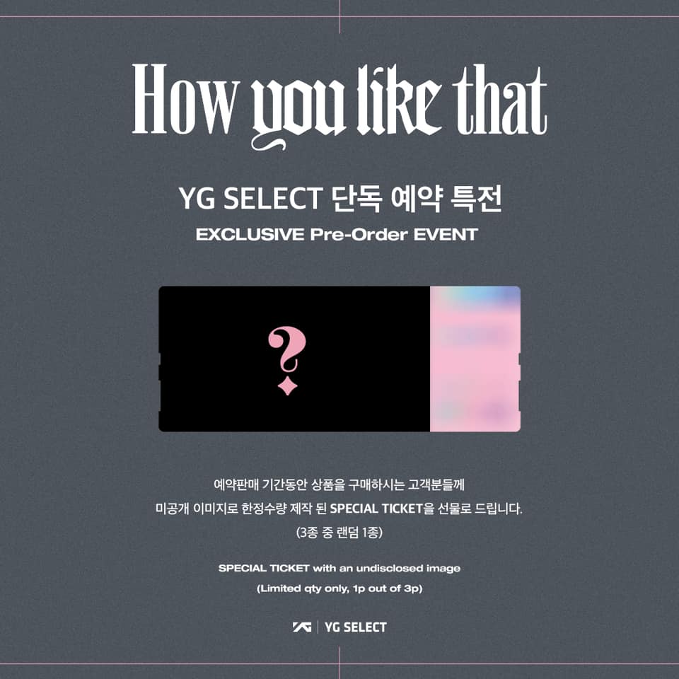 iLoveKpopShop's tweet photo. ❤แจก 1 ชุด เพียง RT + FOLLOW
ประกาศ 20 กค นี้
รับพรี #BLACKPINK SPECIAL EDITION #HowYouLikeThat 
• 690 บาท Ktown4u
• 770 บาท YG
• เลือก postcard และ polaroid ได้
• มี Gift 🎁EXCLUSIVE Benefit

สั่งซื้อ https://t.co/kLjY71I15Z

#ตลาดนัดblackpink #ตลาดนัดบพ #ตลาดนัดแบล็คพิ้งค์ https://t.co/p29ibzomFq