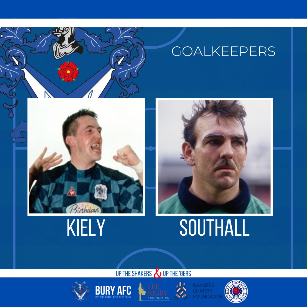 buryfc_women's tweet photo. π΅βͺ Bury AFC Events | Virtual Friendly βͺπ΅π΄
You ready for some Bury Legends? π
The selected Goalkeepers π§€ are @deankiely40 & @NevilleSouthall βͺπ΅
To buy your tickets / donations - https://t.co/1t5EU47Sc0
Defenders next! π
#BuryAFC #UTS
#Rangers #UTG
#ShakersCommunity https://t.co/rwP50J8HTp
