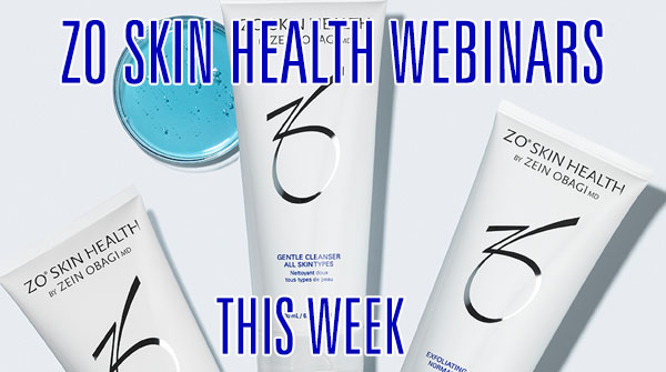 Don't miss out on our ZO Skin Health webinars next week! Contact your sales rep or email training@wigmoremedical.com to register! 

Dates &amp; topics here - wigmoremedical.com/Training/webin…