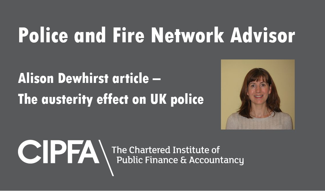 CIPFA's tweet photo. Read @alisondewhirst1 latest article - The austerity effect on UK police forces. Putting #COVID19 and unprecedented fiscal stimulus aside, forces still under pressure
https://t.co/yxk7kOXPbm 
#AFEPmembers  #policesector #NPCC @AssocPCCs  #PACCTS #CIPFAPolice2020 https://t.co/ajtNjICLB2