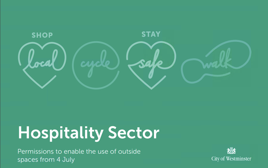 <a href="/CityWestminster/">Westminster City Council</a> published guidance for fast-track applications for table and chairs yesterday: bit.ly/2NtepEb Under the temporary scheme, businesses will be able to quickly attain the relevant permissions so they can start to trade outdoors from 4 July #hospitality