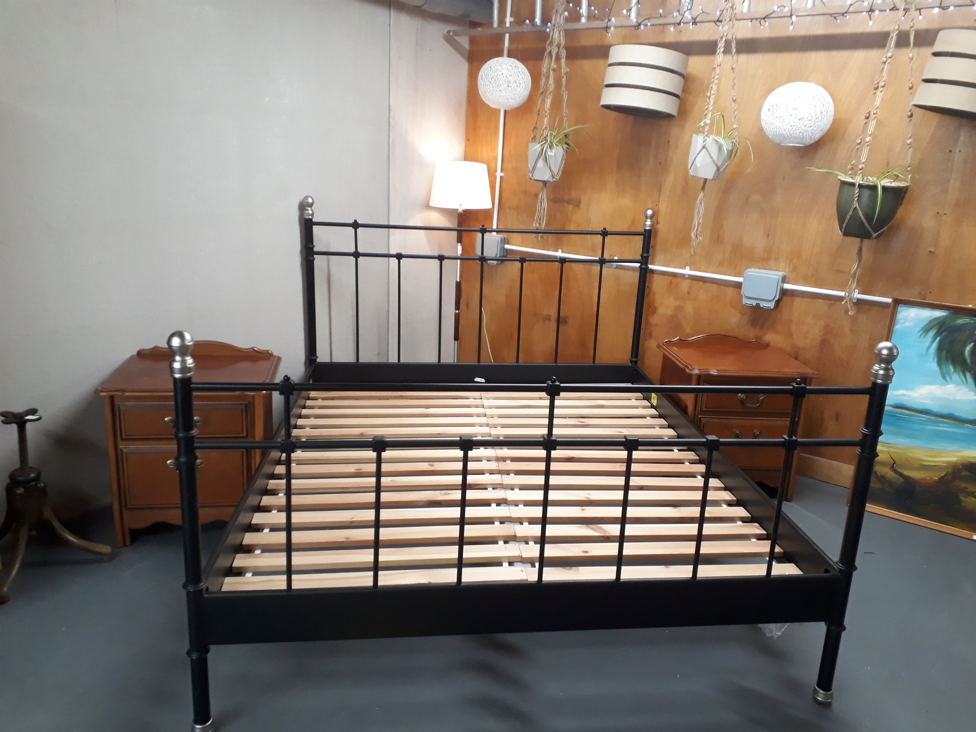 Ikea sultan 2024 lade bed frame