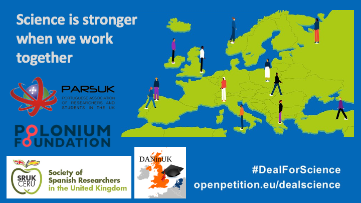 DAN_in_UK's tweet photo. @DAN_in_UK @PARSUK_ @ComunidadCeru and @polonium_org join together to call for the continuation of research collaborations between EU and UK after Brexit #DealForScience
Join us and sign the petition today https://t.co/409tTvzvQ0
@EULIFE_news @EuroScience @wellcometrust https://t.co/Adsu7vVzIe