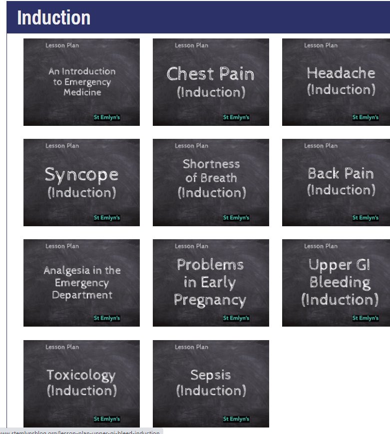 Iain Beardsell (@docib) on Twitter photo Planning your education programme for new starters in ED? Have a look at the <a href="/stemlyns/">Saint Emlyn's</a> Lesson Plans for ready made sessions using the best #FOAMed resources and tailor made case discussions. #TipsForNewDocs 
stemlynsblog.org/the-st-emlyns-… Planning your education programme for new starters in ED? Have a look at the <a href="/stemlyns/">Saint Emlyn's</a> Lesson Plans for ready made sessions using the best #FOAMed resources and tailor made case discussions. #TipsForNewDocs 
stemlynsblog.org/the-st-emlyns-…