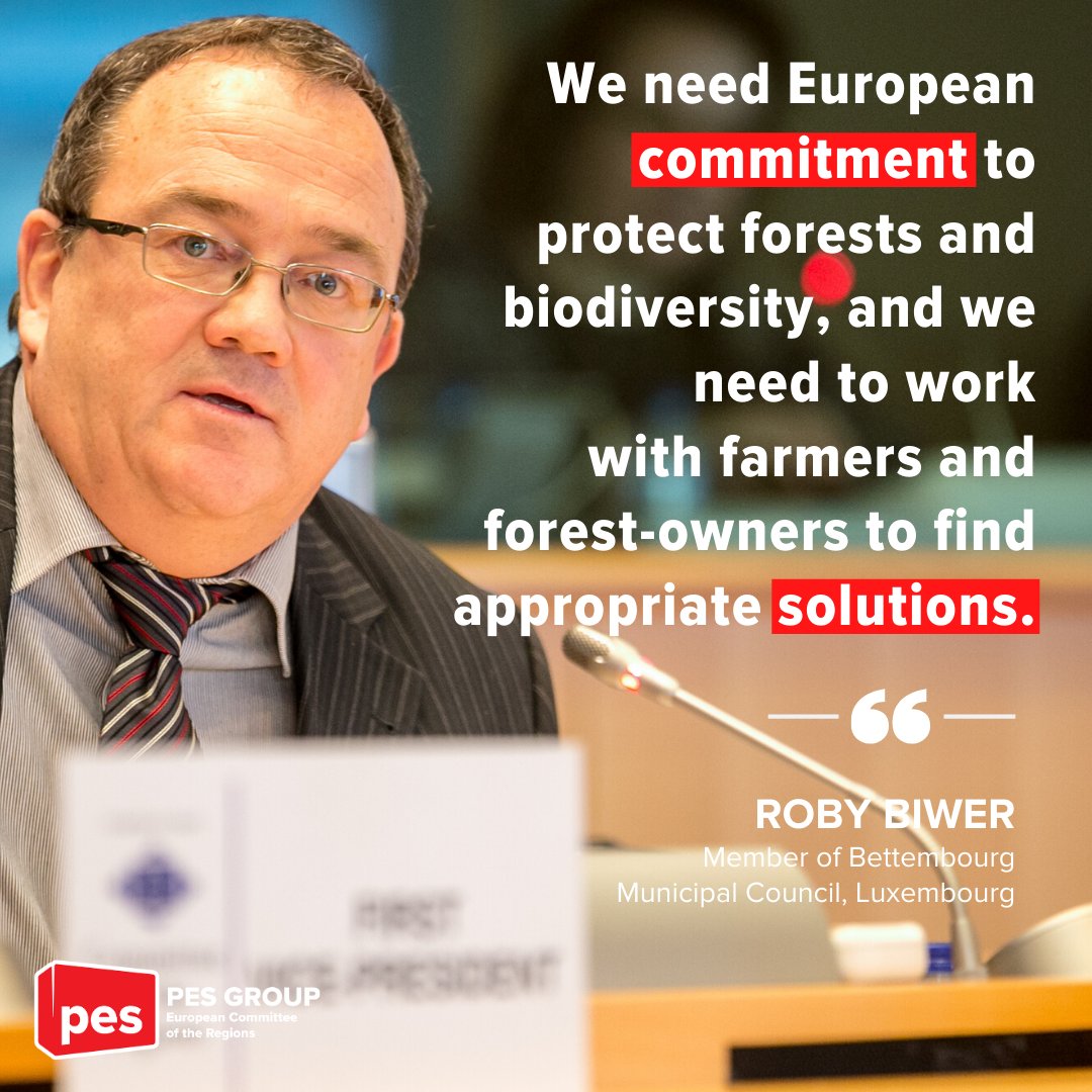 Ahead of #corplenary where his draft opinion on #EUforests will be debated, our member <a href="/BiwerR/">Biwer Roby</a> 🇱🇺 sits down with the <a href="/EU_CoR/">European Committee of the Regions</a> to discuss the importance of this topic for a #EUGreenDeal . 🌳🇪🇺 

Read the interview here 👉 cor.europa.eu/it/news/Pages/…