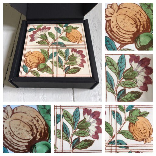 LadyBaaBaa's tweet photo. Absolutely thrilled to receive my beautiful vintage tiles from @potteriestiles - can’t wait to give them to my best friend and sister - lucky birthday girls. They’ll be over the moon! #IAMOpen @Sotlive https://t.co/cXNSvFrTGA