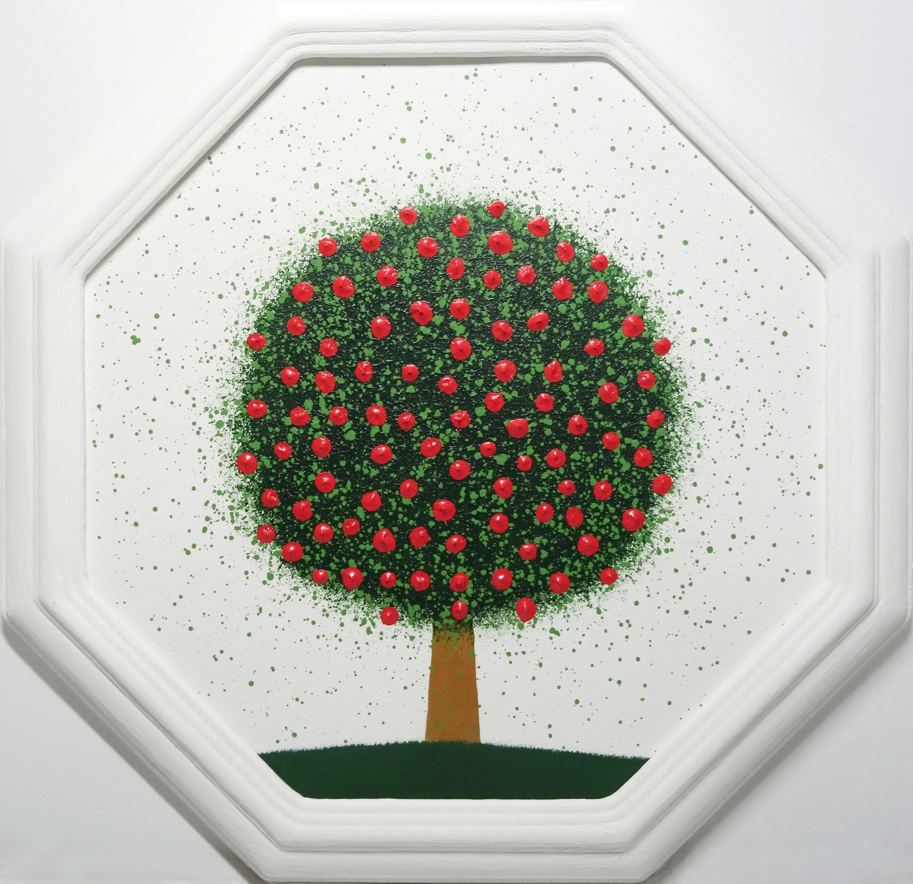 Ys 赤い実のなる木 花 植物 アート 絵画 芸術 イラスト アクリル ドリッピング 絵描きさんとつながりたい ポートフォリオ T Co Fuye27rby6 Twitter