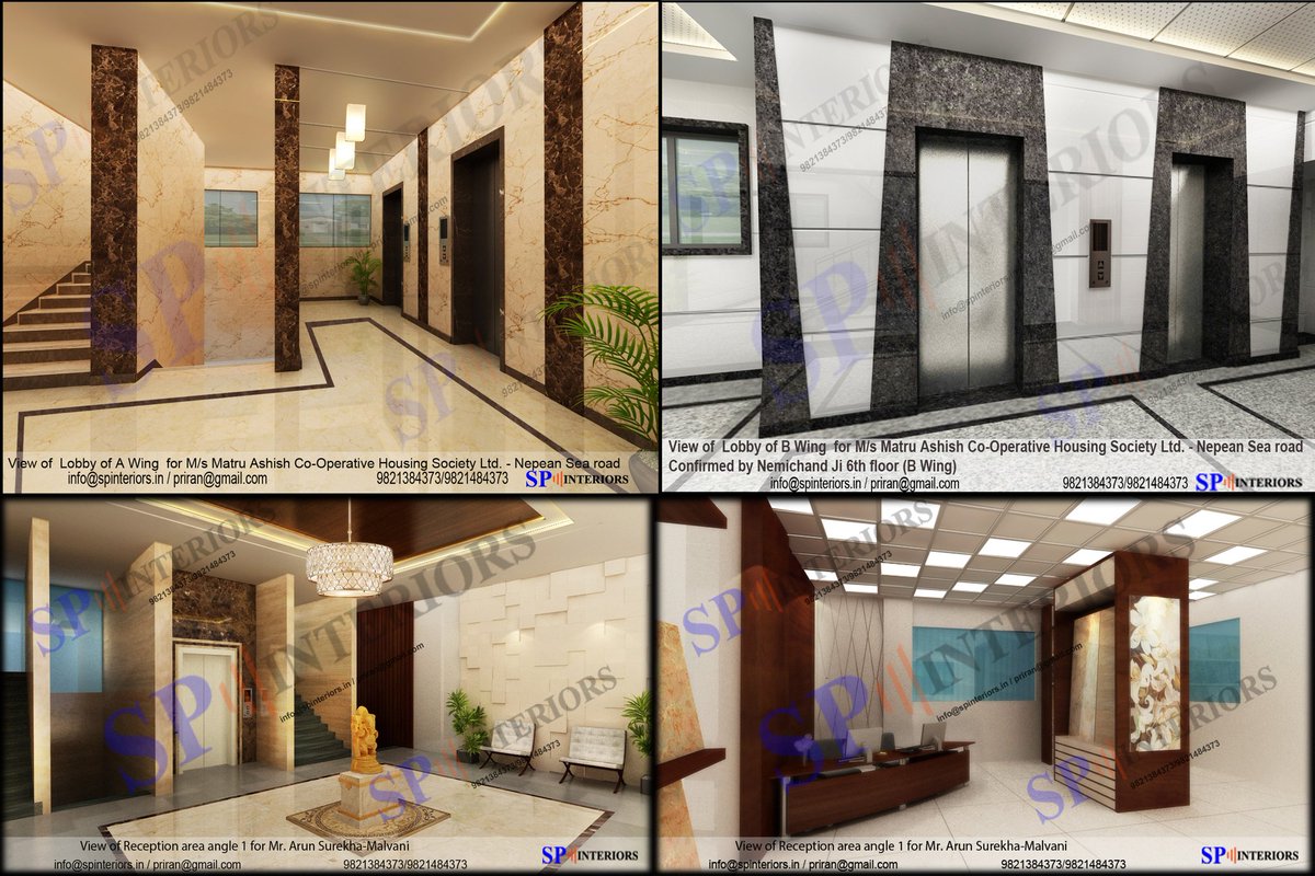 sp_contractors's tweet photo. @HomeTrendsMag @DesignMuseum @GraziaIndia  #LObby #designs for a #residential #society in #Mumbai #interiordesign #interiorsinmumbai #mumbaiinteriors #3dviews #interiordecor #designthinking https://t.co/JjapCrz0Hx