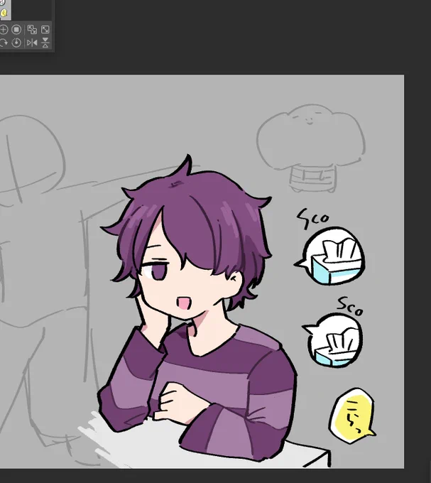 ?練 作画コスト高いな… 