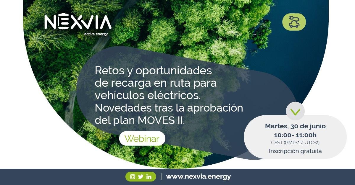 NexviaCS's tweet photo. Vehículos eléctricos: retos y oportunidades de recarga en ruta. ¿Te interesa? Apúntate aquí a nuestro webinar!
https://t.co/oPV4Aonzta
@AEDIVE  @circontrol_com  @ormazabalglobal https://t.co/V80BMPF98o