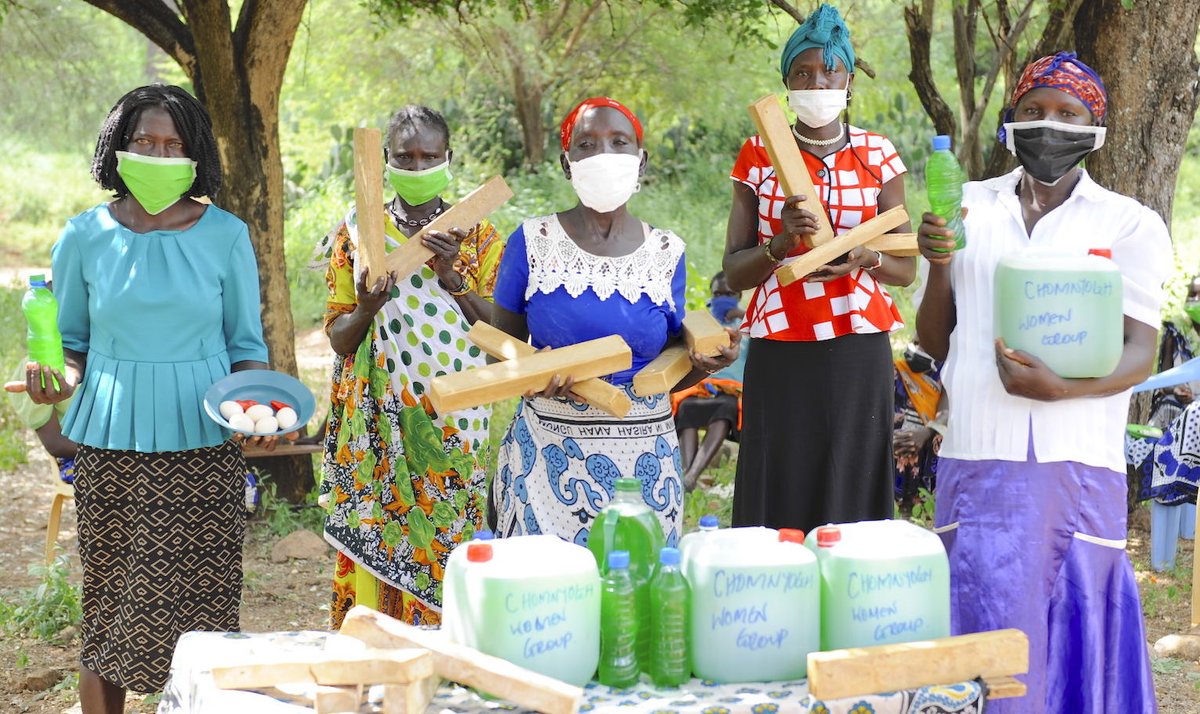 Women mentored through <a href="/WorldVisionKE/">World Vision Kenya</a> Livelihoods &amp; Resilience projects are making affordable and easy to access soap so as to support #COVID19 prevention efforts in Baringo County.
READ STORY: bit.ly/2YAY46Q

#ItTakesUsAllKE to End the #Coronavirus disease