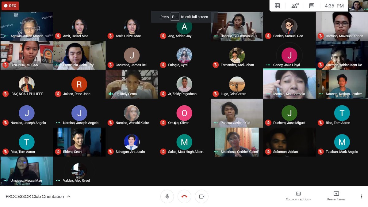 PROCESSOR_ADDU's tweet photo. This school year's PROCESSOR Online Club Orientation(Last Wednesday) was a blast! 🎇

Our First Years got to know the Club and their Clubmates.

Let's engage the online learning curve together! 
#CoEnnect! 💻🌐 https://t.co/JOjNruP6px