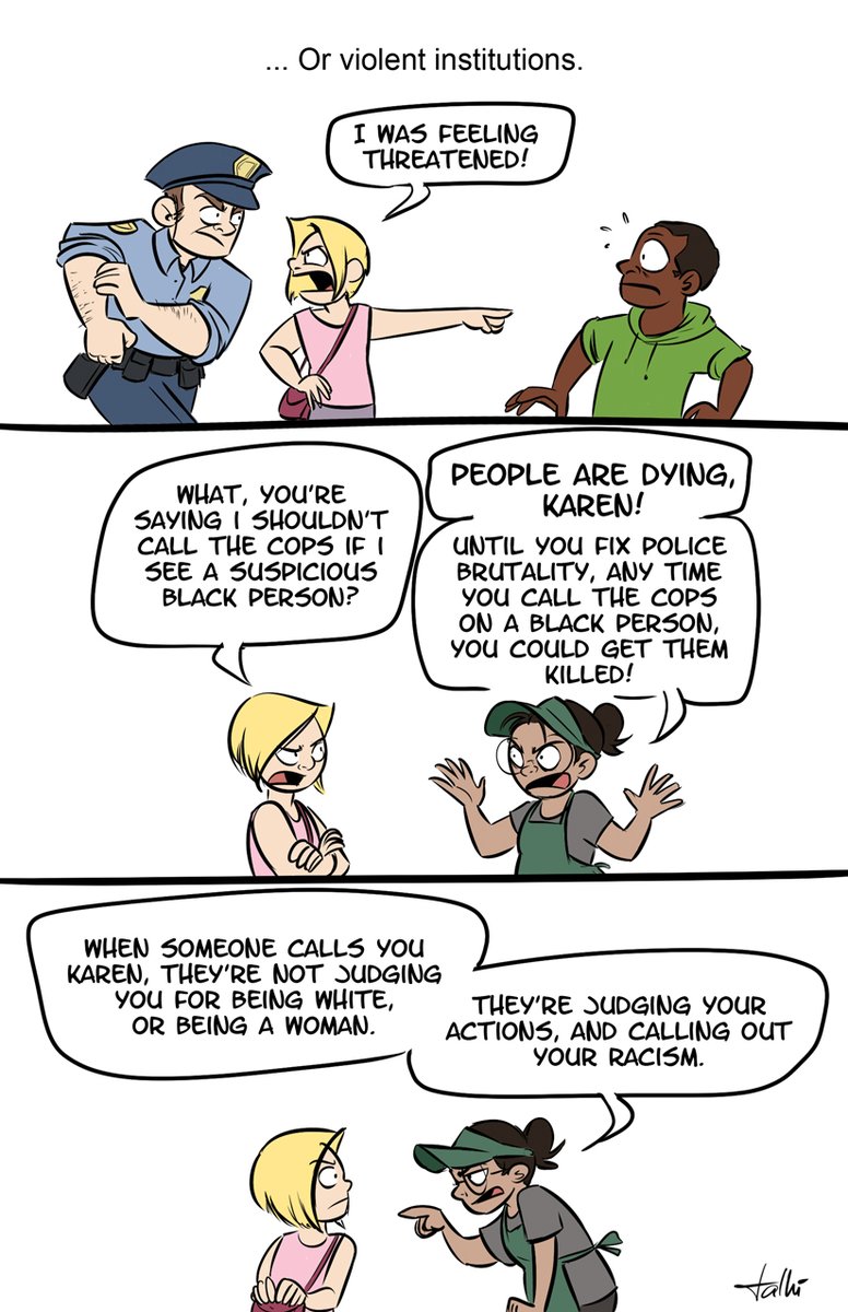 Karen, explained in comic format.