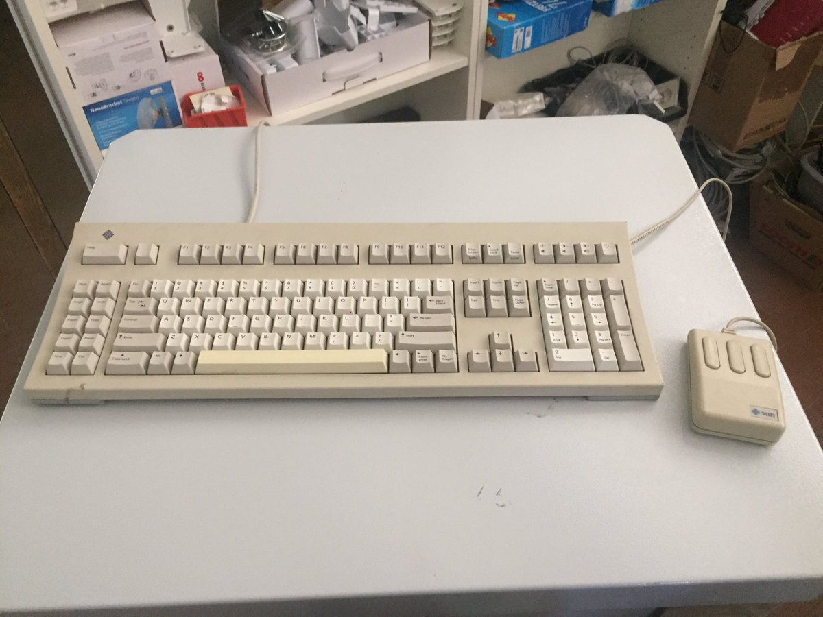 My favourite Keyboard of the late 80's - sun4 #DECIX25