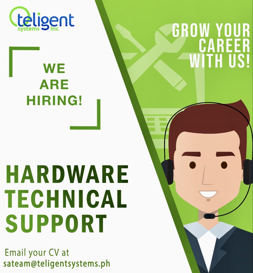 Teligent_'s tweet photo. • Minimum of 6 months of experience
• Exam and interview will be done online

For those who are interested kindly send your resume to sateam@teligentsystems.ph https://t.co/v610urObB2