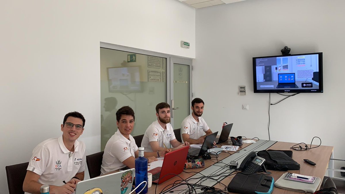 acerezon's tweet photo. Final simulation begins @univcadiz @AEIPROjoven @AEIPRO @esingenieriauca @Andres_Pastor70 
¡A por todas, campeones!

#IPMC2020 #iPMC2020_ES #iPMC2020ES 🇪🇸 https://t.co/CxPmwoBnCa