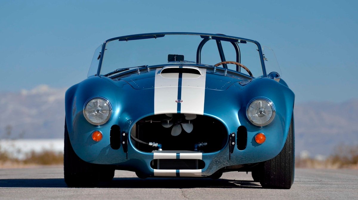 CarWaffle's tweet photo. One of 29 original factory built Shelby 427 S/C Cobras is set to fetch $2-3million at upcoming auction 😍😍 https://t.co/6wdRY9o9b6 https://t.co/iXOrvdbQDh