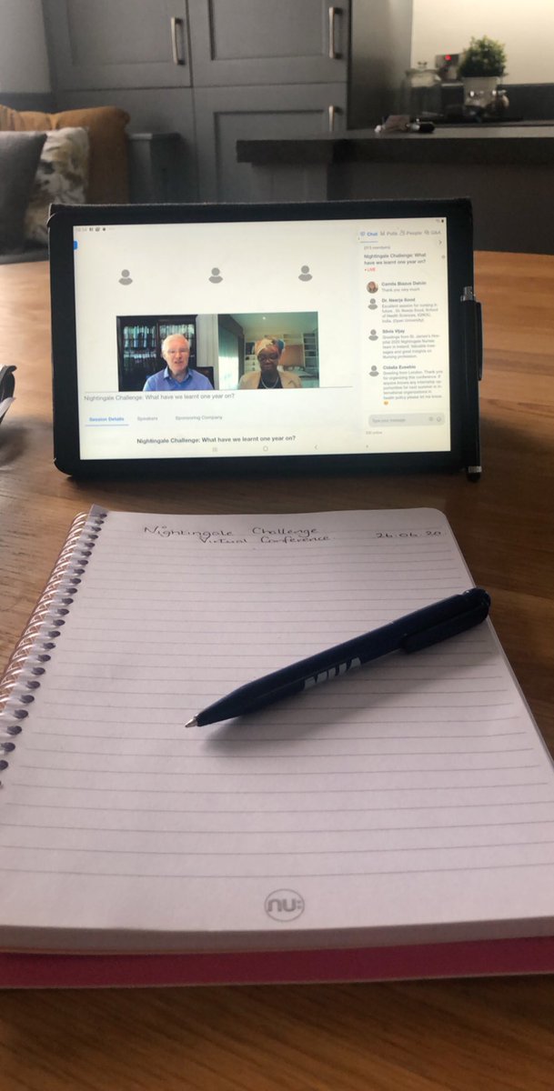 dodonnell_'s tweet photo. Nightingale challenge one year on virtual conference. Learning about leadership in nursing and midwifery now and into the future.
@NursingNow2020 #NightingaleChallenge https://t.co/IDjjiabNSf