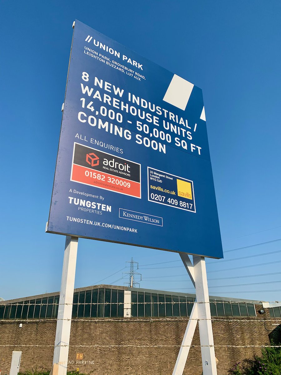 The boards have just gone up at Union Park, Leighton Buzzard. Very striking in the sunshine <a href="/Tungsten_prop/">Tungsten Properties</a> <a href="/Savills/">Savills</a>