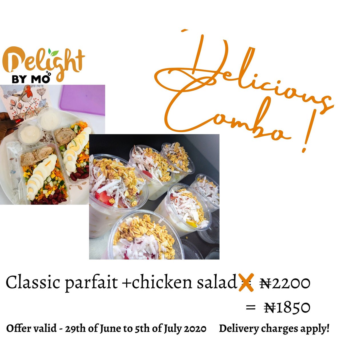 CassiaConcept's tweet photo. Delicious Combo now available @delightbyMo
 🍊🍏🍑🍍🥭🥥🥝

Less for More 🥰

Call: +234 806 825 4633
IG: @delightbymo.
.
.
.
#cassiaconcept #delightbymo #fruits #fruitsalad #salad #chickensalad
#twomarketplace https://t.co/Cz1r2c8Jrl