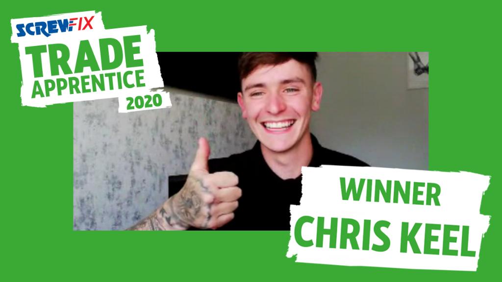 Congratulations to Chris Keel, a Joinery and Carpentry Apprentice from Glasgow who is our Trade Apprentice 2020 winner. Chris impressed the judges with his commitment to his career, his thorough plan for the future and for overcoming adversity. A very deserving winner.