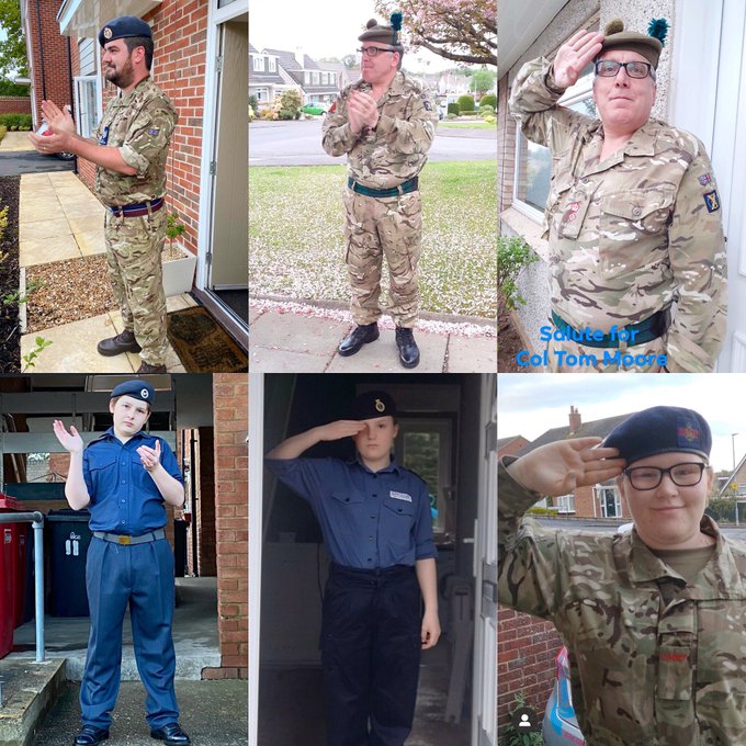 hrfca's tweet photo. #FlashbackFriday: It's been really moving to see cadets and CFAVs erupt in applause on Thursday nights for #ClapInUniform to show appreciation to all healthcare and key workers. 👏👏👏 #ArmedForcesWeek 

@DRM_Support https://t.co/f2WdMt7N1U