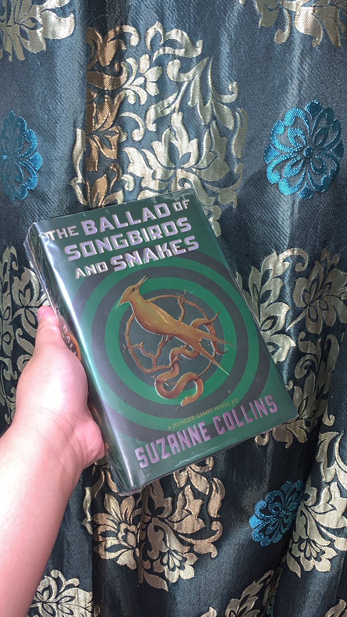 HungerGamesPhil's tweet image. One of our Gamemakers now has a copy of @songbirdssnakes! Should HGP hold a discussion thread soon? Have you read the book? We’d love to know your thoughts! #SongbirdsAndSnakes #TheHungerGames