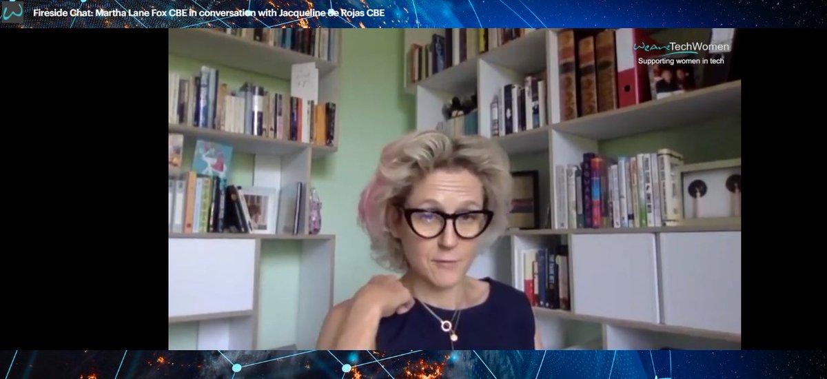 WeAreTechWomen's tweet image. &quot;Great companies are borne out of crisis moments&quot; says
@JdR_Tech of @techuk on Stage 3 right now!

FYI - All sessions are available for 30 days on demand
#WeAreTechWomen #WatwDIL2020