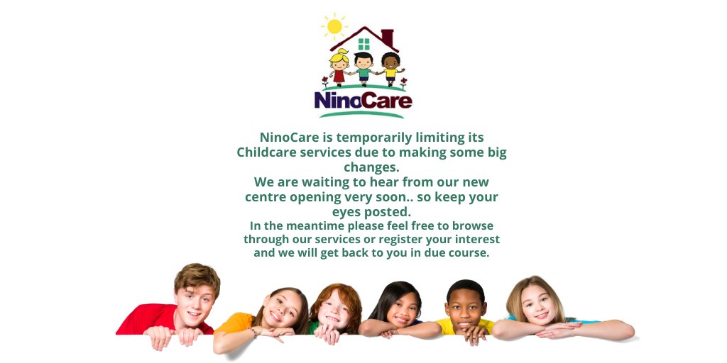 Ninocare1's tweet photo. We are extremely excited to open our new centre very soon. We will be posting dates and information as soon as possible. In the meantime please do feel free to check our website for more information or to register your interest. https://t.co/l2bvVnsFxT