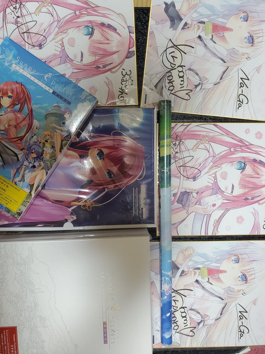 かおん O Bakaなドラマー Summer Pockets Reflection Blue 豪華版 初回限定版 買いました そして更にこれも買った サマポケ無印でもairに迫るくらいの名作だったんですがルートの追加でkey史上最高のものがプレイできるのかな と思ってます