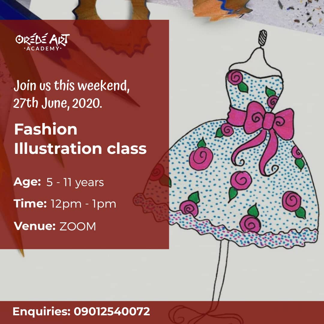 Funmilion1's tweet photo. Wow. Tomorrow is about Fashion illustration in our art session 💃🏻 tomorrow. You don't want your kids to miss this 😁
#fashionillustration #arttutor #arttutorialsforkids #art #artacademy https://t.co/a69hYl9EXR