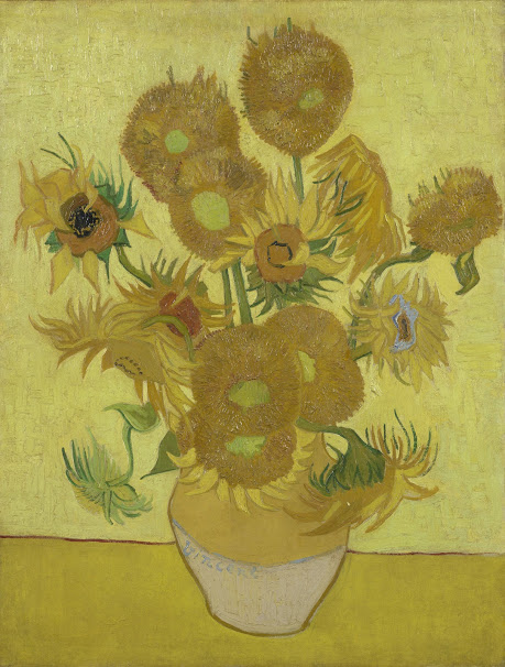 vincent van gogh sunflowers for amy