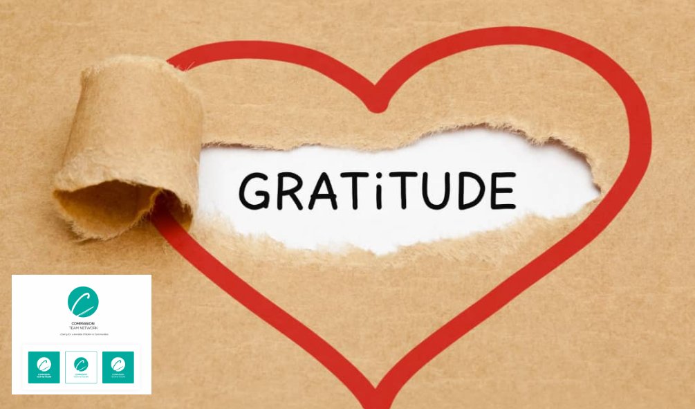 Compassionteam1's tweet photo. In the spirit of gratitude , we call on everyone reading this to make a list of five people who may not be popular or even at the level you are in life today, but have contributed greatly and sacrificially towards your success and growth in life.

Reach out to them. https://t.co/FseIf4mAs6