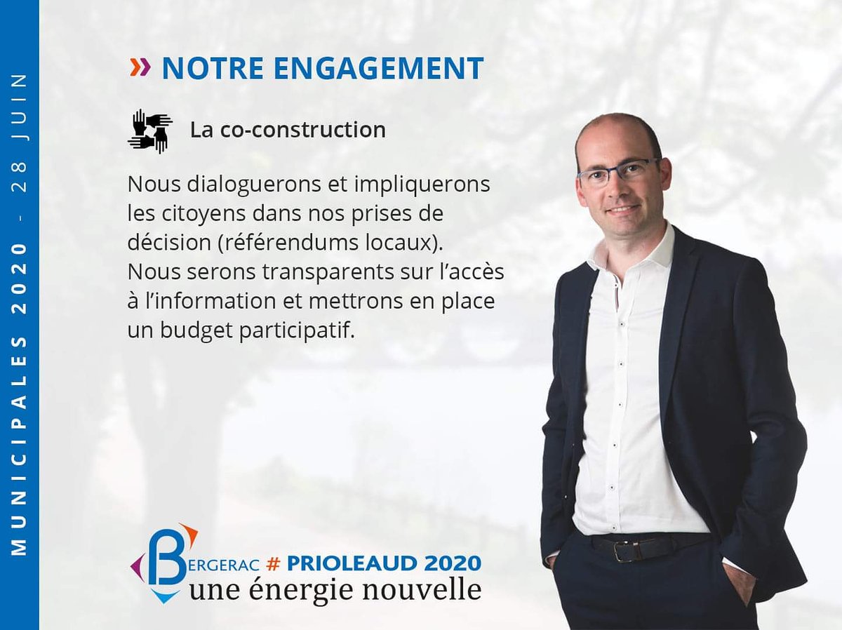 📣 Notre engagement du jour 

#Bergerac #Municipales #Municipales2020 #Perigord #MyPerigord #lovemyperigord #igers #igersfrance #igersdordogne #dordogne #igersbergerac #picoftheday #photooftheday #aquitaine #dordogne