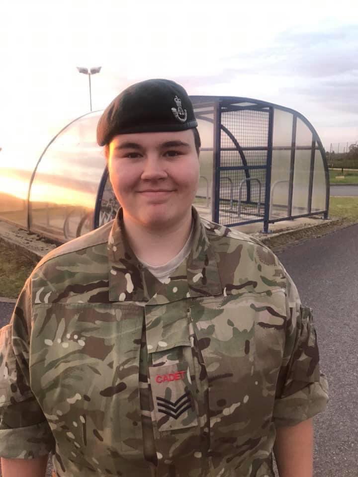 Smurthany's tweet photo. I’m too old to be a cadet now so here is a photo of me a year ago at cadets  #ArmedForcesDay #ArmedForcesWeek2020 #cadetsday @ArmyCadetsUK @WiltsACF https://t.co/ZjDX6DlvIn