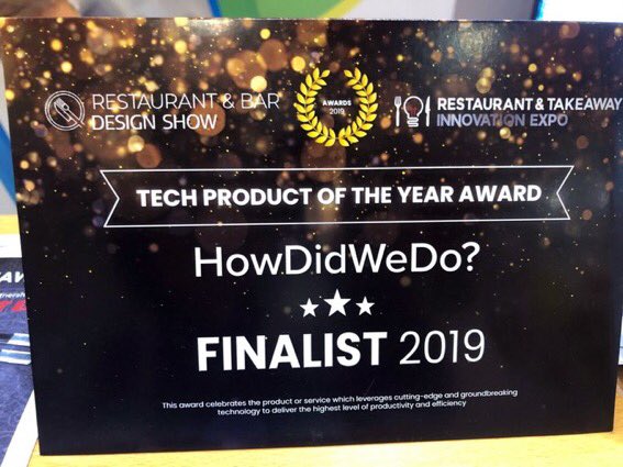 HowDidWeDoApp's tweet photo. #FlashbackFriday to the Restaurant and Takeaway Innovation Expo last year. This was a great event, we can’t wait to get back to attending industry expos. What do you miss about networking at the moment? #RTIE19 https://t.co/ShXxLqSfR0