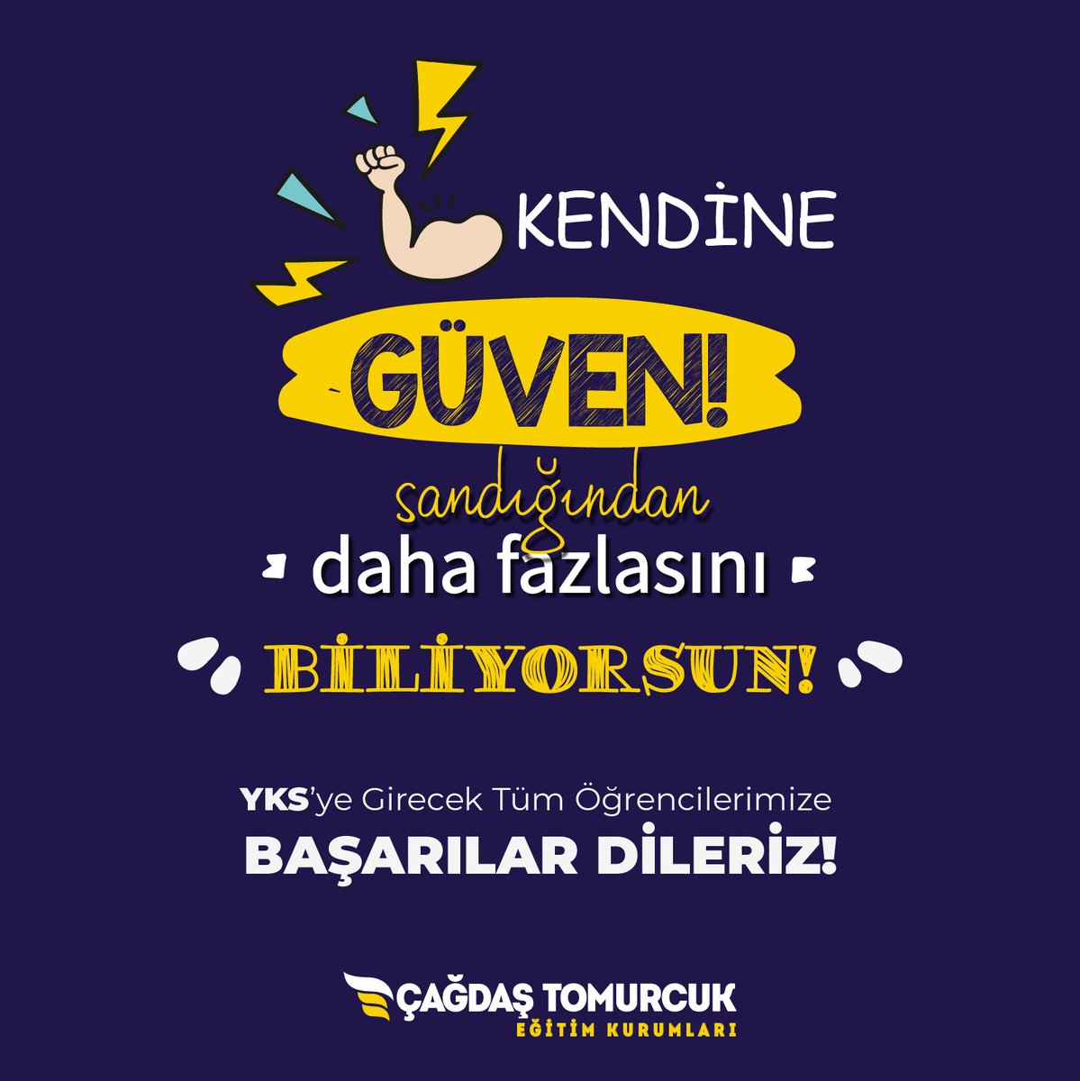 EgitimTomurcuk's tweet photo. Kendine güven! Sandığından daha fazlasını biliyorsun!
Sınava büyük bir azim ve özveriyle hazırlanan geleceğimizin teminatı olan tüm öğrencilerimize YKS'de başarılar dileriz📝
#yks2020 #yks #üniversitesınavı #sınav #başarılar #çağdaştomurcukeğitim #kurs #ykskursu #tyt #ayt https://t.co/Uk4jUyk7qm