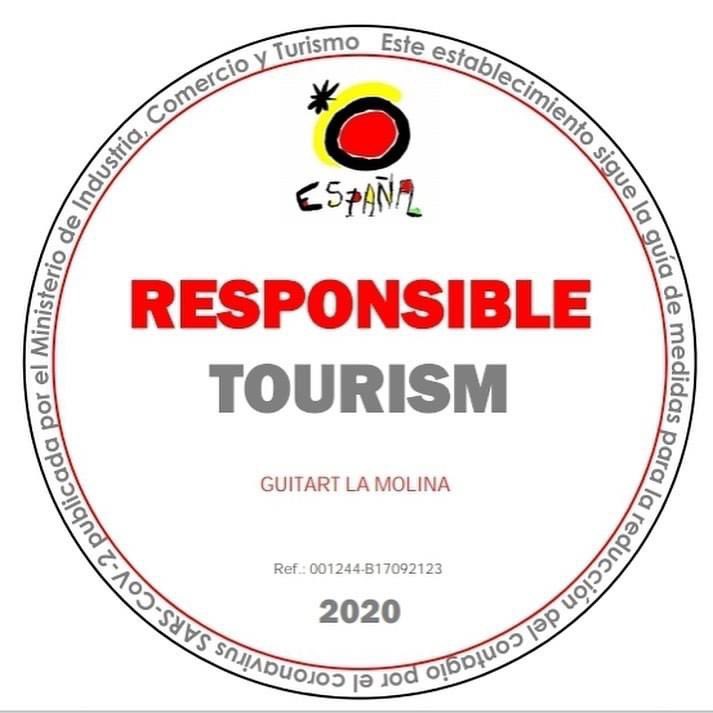 guitarthotels's tweet photo. Estamos certificados como #ResponsibleTourism
😷🧳⛱⛰
#guitarthotels #lamolina #cerdanya #lloretdemar #costabrava #incostabrava #inpyrennes #catalunyaexperience #turismodeespana https://t.co/FJB0S1kK9m