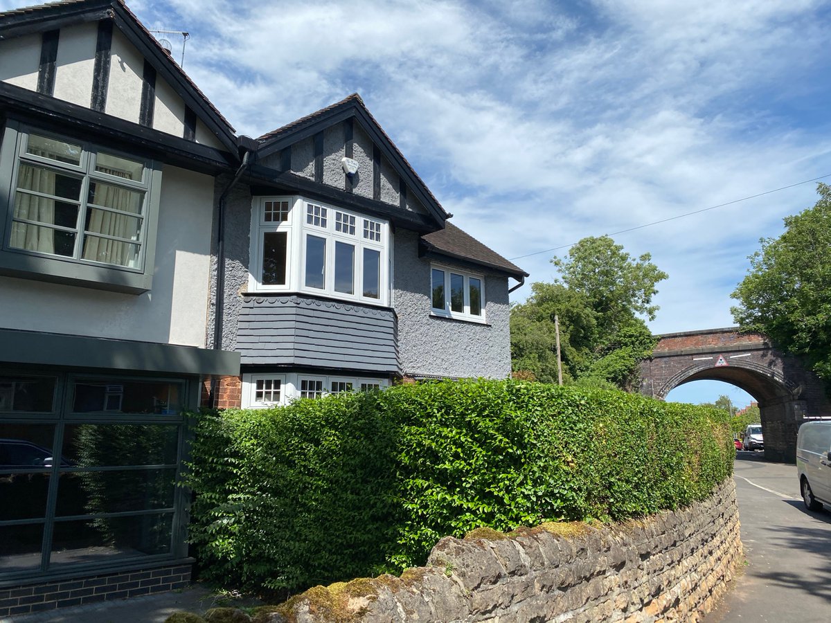 Residence Collection White R7 flush casement windows. Installed in West Bridgford, Nottingham. For a free quotation call us on 01158 660066, visit thenottinghamwindowcompany.co.uk or pop into our West Bridgford showroom. #flushcasments #r7 #nottingham #premium