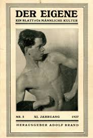 Brand was far less prestigious than Hirschfield having worked as a school teacher before establishing his own publishing film and the periodical Der Eigene (which is either translated as ‘The Unique” or “The Self-Owner”), which was sort of a homoerotic literary journal. /7