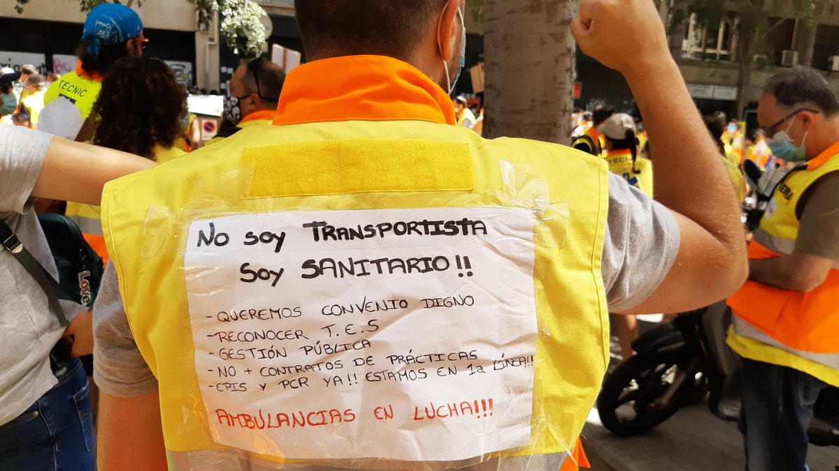 golf_tes's tweet image. Les ambulàncies reclamen els seus drets. Serà noticia? O no interessa? @324cat @tv3cat @LaVanguardia @sextaNoticias @A3Noticias @semgencat @8tvcat @La_SER @CatalunyaRadio @salutcat @rtve @ConnecticatTV @elpuntavui @el9nou @elperiodico_cat