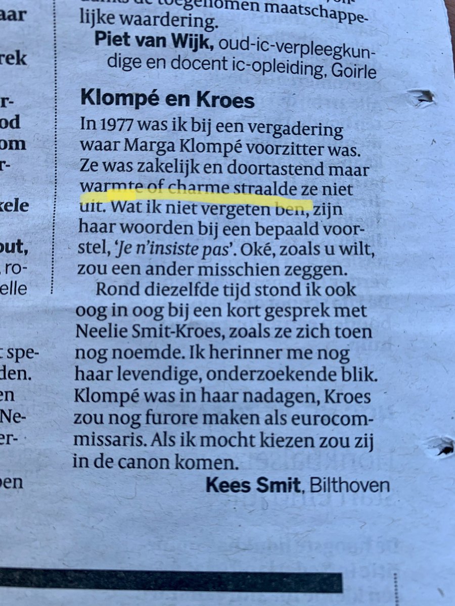 htomassen's tweet photo. Warmte en charme .... waarom moeten vrouwen deze kenmerken ook hebben? Bij mannen wordt dit amper benoemd. Dan is alleen zakelijk en doortastend zijn al voldoende. https://t.co/iEGSPuJgT0
