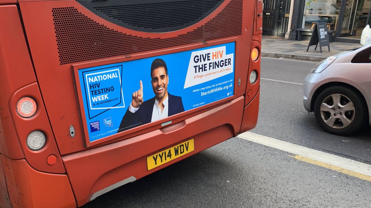 THTorguk's tweet photo. It’s a huge Happy Birthday to one of our absolute favourite doctors @DrRanj!

Dr Ranj has done a huge amount to normalise HIV testing and separate the science from the stigma. 

There’s no one we’d rather see on the back of a bus... 💙 https://t.co/DWfE4JAdCZ