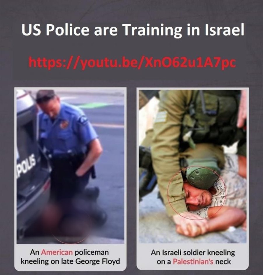 On the 4chan site, where extreme antisemitism, racism, misogyny, homophobia and hate are standard, far right users share articles from left wing websites protesting that American police are trained by Israel