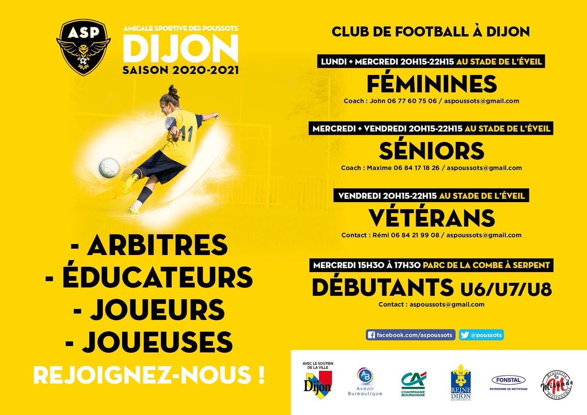 poussots's tweet photo. ⚽️Nouvelle saison ⬇️ Rejoignez nous ! Plus d’infos en DM si besoin 😉 https://t.co/kyuBetKO72